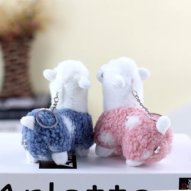 Alpaca Plush Toy Soft Stuffed Animal and Plush Keychain for Kids