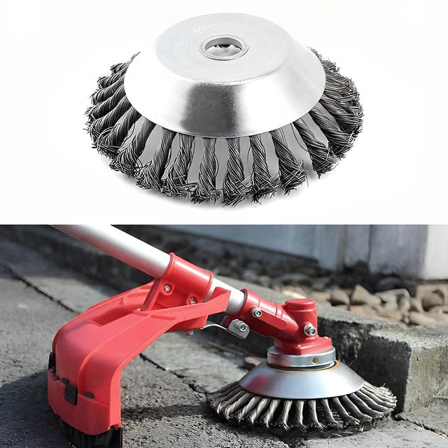 Steel Wire Brush Trimmer Head