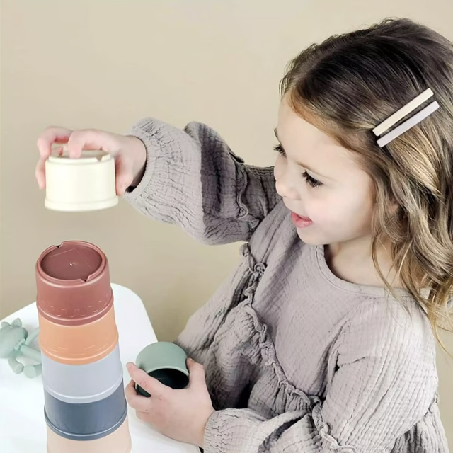 Stacking and Nesting Cups Toddler Learning Toy