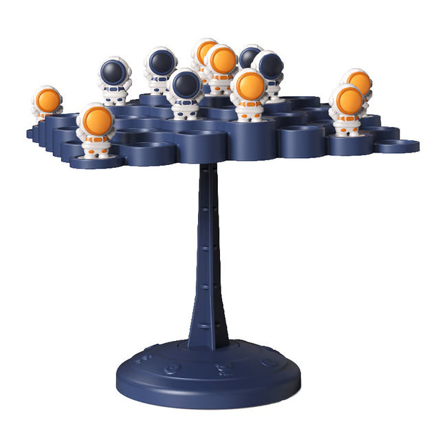 Kids Balance Tree Board Game with Astronaut Frog Stacking Toy