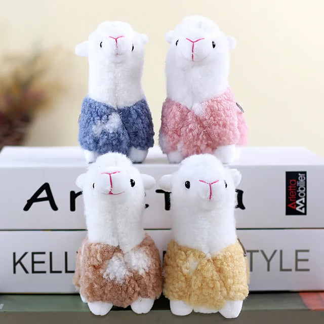 Alpaca Plush Toy Soft Stuffed Animal and Plush Keychain for Kids